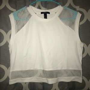 Mesh workout top